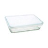Pyrex 1.5L Rectangular Casserole Dish with Plastic Lid - Glass,