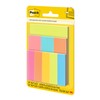 Post-it® Combo Pack, 1 Pad 3"x4", 3 Pads 1"x3", 5