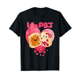 I Love PBJ Peanut Butter Jelly Sandwhich T-Shirt