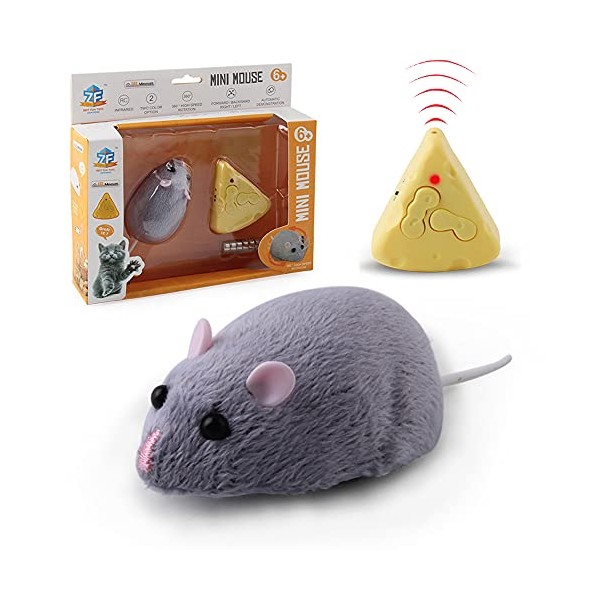 Escomdp Mini RC Mice Remote Control Rat Animal Toys Realistic