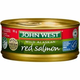 John West Fresh Packed Wild Alaskan Red Salmon 210g