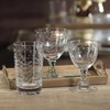 Zodax Spring Leaves Cut Design Glassware and Stemware - Set