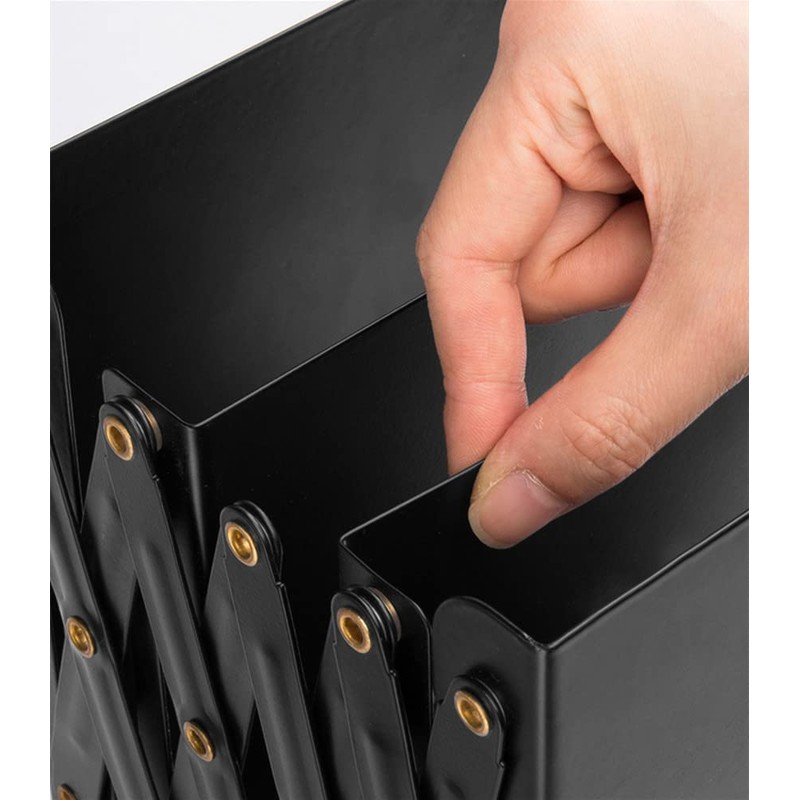 Bookstand Telescopic Bookshelf Folding Bookshelf Desktop Storage Metal Fashion Bookshelf