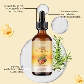 Hearth Raw Batana Oil for Hair (4 fl oz) | 100% Pure & Unrefined Oil from Honduras | Help Thicker, Stronger