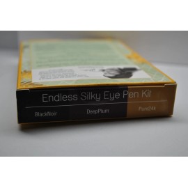 Pixi By Petra Endless Silky Eye Pen Kit Travel Size Eyeliner Black/Plum/Pur