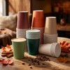 Fall Color Paper Cups 9 Oz Disposable Drinking Cups 60