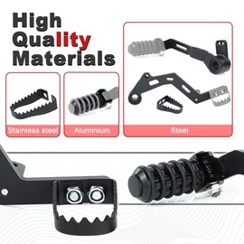 xitomer Gear Lever & Brake Pedal Set Compatible with Multistrada V4 S Travel Radar, Multistrada V4 S Sport Full Performance, Multistrada V4 Models Motorcycle Brake Pedal Shift Lever Foot