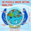 MEMOVAN Mind Puzzles for Kids 3-12, 3D Maze Puzzle Brain