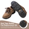 HARFINGTON 14pcs Heel Plates Heel Taps Rubber Repair Pad Replacement