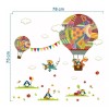 DaraBaby Vinil Decorativo Infantil Globo Aerostático Recamara Cuarto