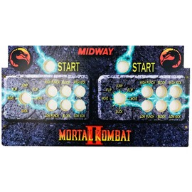 DIY Retro Arcade Skinned Mortal Kombat 2 Replacement Control Deck for Arcade1Up - Add Red T Mold
