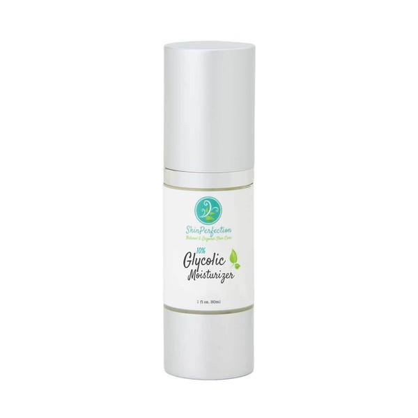 10% Glycolic Moisturizer Exfoliate Lighten Bright Glowing Face Mature Skin Cream