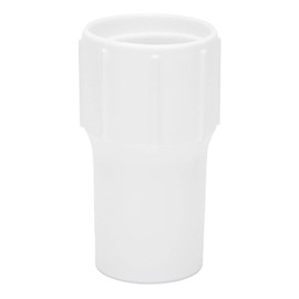 Swimming Pool Hose Cuff, White Skimmer Inlet Cuff End Vacuum Hose Head Threaded Cuff Pool Cleaning Replacement Part for Home Shop