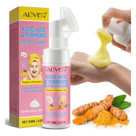 Espuma Facial Ácido Kójico Cúrcuma Control Grasa Iluminador