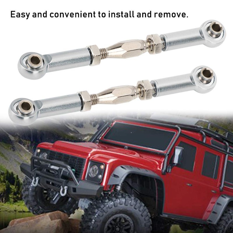 RC Pull Rod, 6Pcs Adjustable Servo Links Tie Rod Aluminum
