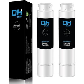 RWFVRF1 Replacement Filter, Compatible With Viking Water Filter RVRF3361, 2-Pack, White