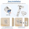 Chibery 50 Pack Full Overlay Soft Close Concealed Frameless Cabinet