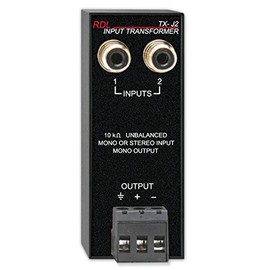 Radio Design Labs RDL TX-J2 Unbalanced Input Transformer - Unbalanced Stereo inputs