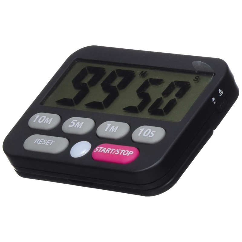 TFA Dostmann Digitaler Timer und Stoppuhr, 38.2038.01, Zeit bis 99min