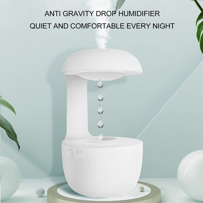 Cool Mist Humidifier 500ml Type C Anti Gravity Water Drop