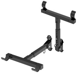 Yehchi Bike Wall Mount,Horizontal Bicycle Indoor Storage Rack Foldable and Extendable Garage Bike Hanger for Road,Mountain and Hybrid Bikes