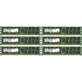24GB KIT (6 x 4GB) for Dell Precision Workstation Series T5500 (ECC Registered). DIMM DDR3 ECC Registered PC3-10600R 1333MHz Single Rank Server Ram Memory. Genuine A-Tech Brand.