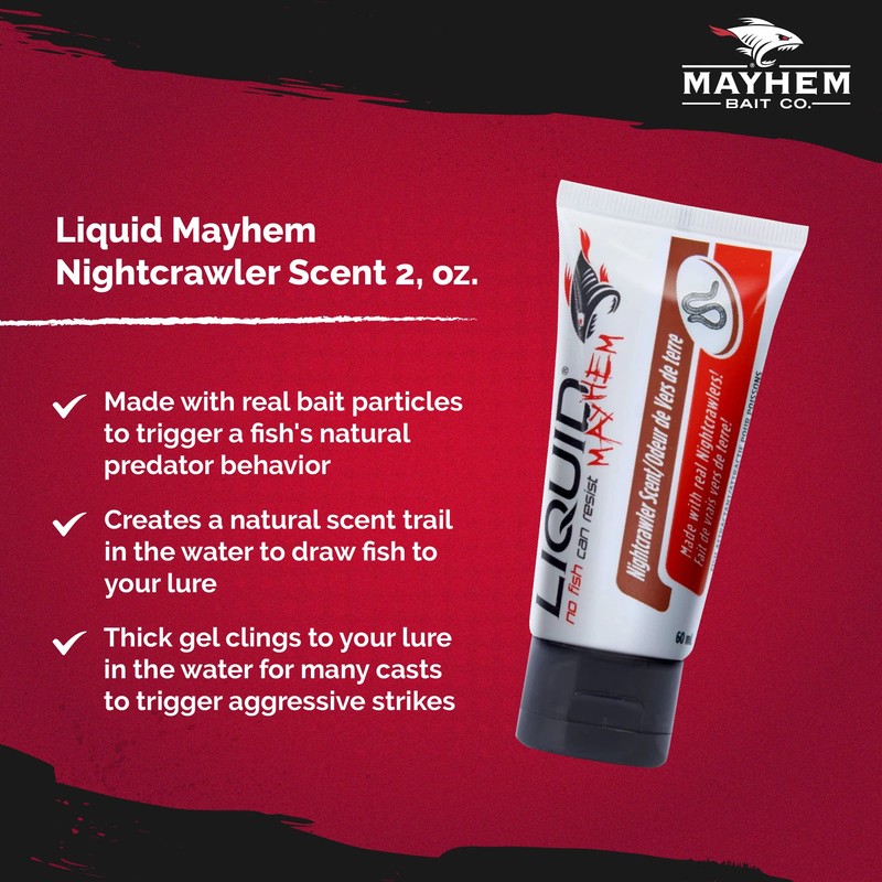 Liquid Mayhem - Night Crawler Fish Attractant