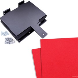 KYDEX Thermoform Sheet + Kydex Holster Molding Press Bundle - (0.080 Thickness) - (8in x 12in Sheets) - (E.M.T. Red) - (2 Pack) - for DIY Kydex Holster Making