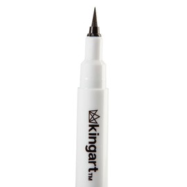 KINGART PRO Inkline Fine Line Art & Graphic Pens, Single Pen, Assorted Nibs & Sizes with Archival Japanese Ink, Size: B, Black