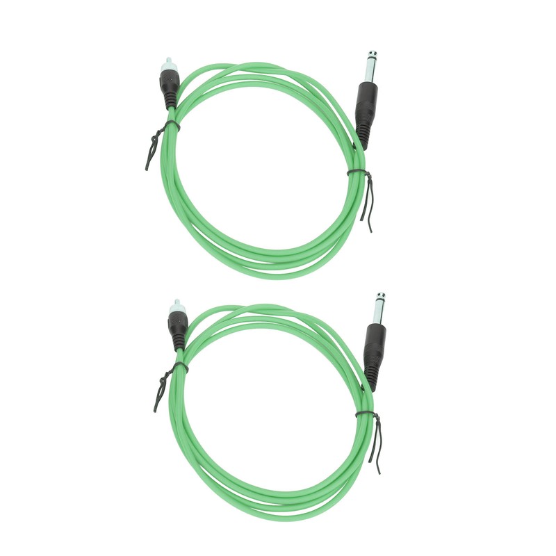 2pcs 5.9ft Tattoo Clip Cords RAC Interface Professional Copper Silicone