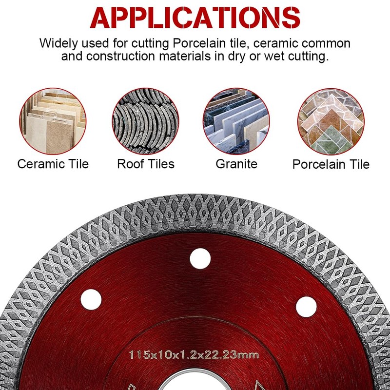 Flintronic Diamond Disc 115 mm, Pack of 2 Diamond Cutting