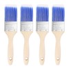HARFINGTON 4pcs Paint Brushes 2" Flat Paint and Chip Brushes