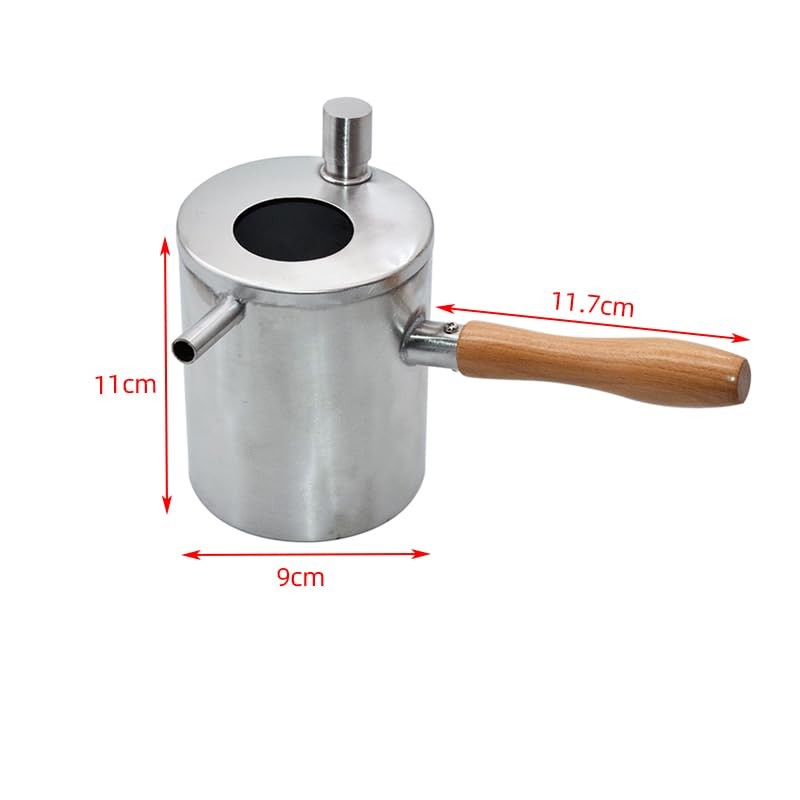 Stainless Steel Beeswax Melting Pot Candle Making Beeswax Melter Pot