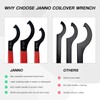 JANNO 6PCS Spanner Wrench Set, Premium Shock Spanner Wrench, Coilover