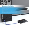 JAMEGA 3 x 50 cm SATA III Cable, S-ATA 3