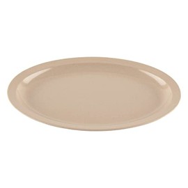 G.E.T. OP-614-S Melamine Oval Serving Platter, 13.25" x 9.75", Sandstone (Set of 12)