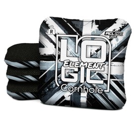 Cornhole Bags by Logic, XGRUNGE Design, Multiple Series, ACL PRO & COMP Approved, Regulation Size & Weight (Element-R - 7/9 ACL PRO)