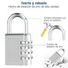 Candados Combinación-Candado de Seguridad Combinaciones de 4 Dígitos Ideal para