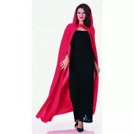 Full-Length Hooded Cape, Black