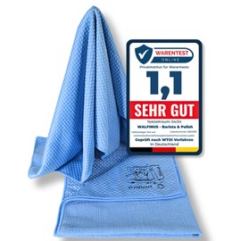 Walfinus 2 Stück XXL Microfasertücher Barista Tücher für Siebträgermaschinen Dampflanze 70x50 cm saugstarkes Barista Tuch