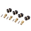 4PCS 4mm Widen Brass Wheel Hex Extended Adapter for Axial