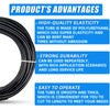 ERGAOBOY Black 10M Polyurethane PU Air Hose Pipe Kit, 8mm