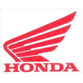 Toyo Mark HONDA Wing Genuine Decal Sticker Left Direction Red R-315