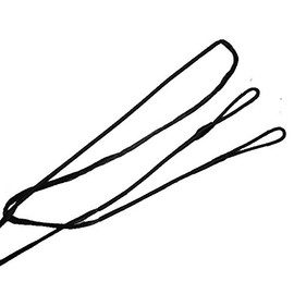 B-50 Dacron Replacement RECURVE Bowstring - 12 Strand Bow String for Bows UP to 35 LBS. - Actual String Length in INCHES - by Traditional Gear Archery Products (Multiple Sizes) (53" Actual Length)