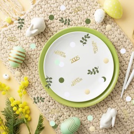 AKONE Confetti New Year's Eve Decoration 2025, Happy New Year Decoration 2025, Pack of 200 New Year's Eve Decoration Confetti Green Confetti New Year's Eve Table Decoration for New Year's Eve Party