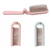 XIXILINRUIYUN 2 Uds Cepillo De Pelo Plegable Peine Portátil Mini