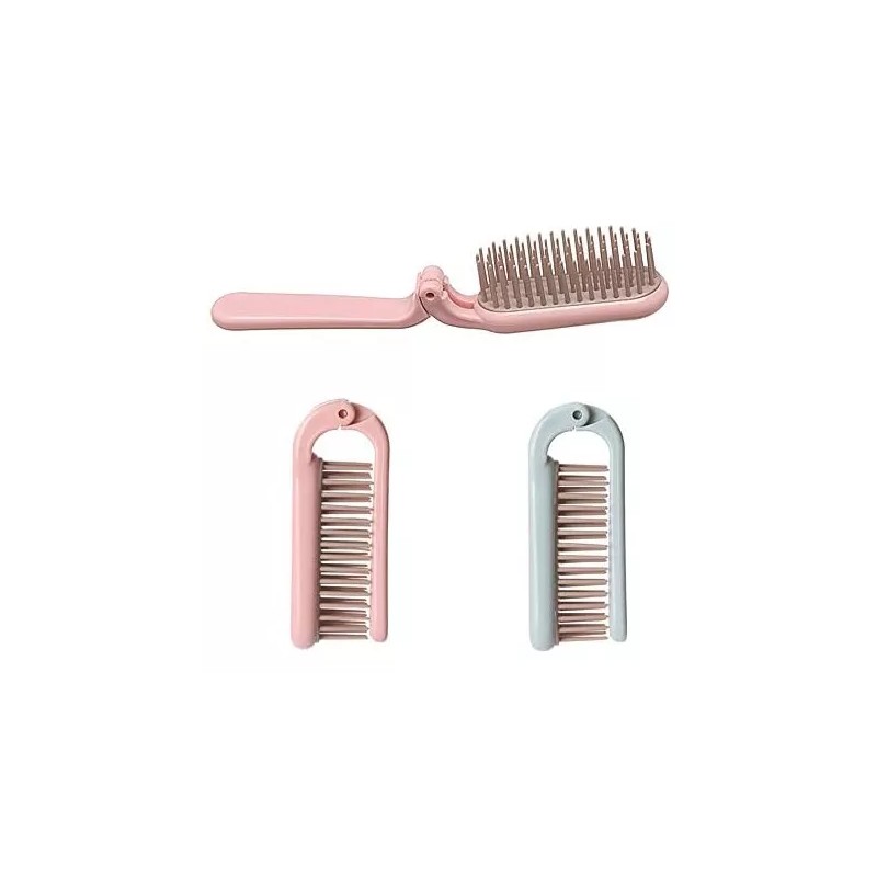 XIXILINRUIYUN 2 Uds Cepillo De Pelo Plegable Peine Portátil Mini