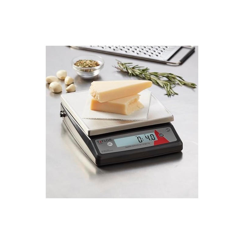 Taylor TE22FT 22-Pound Digital Portion Control Scale, Food Scale for