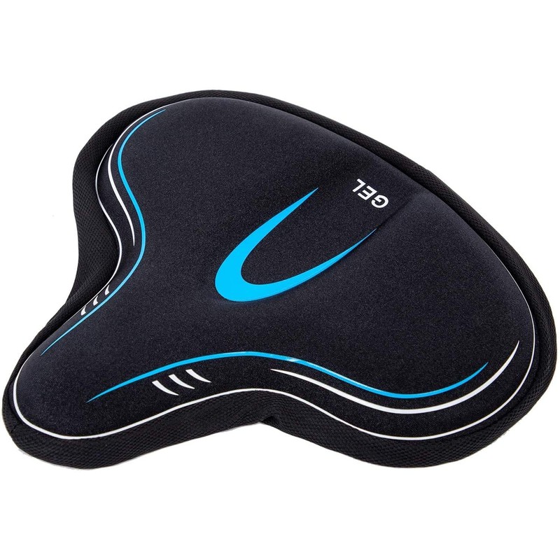YBEKI Comfortable bicycle saddle cover is filled with gel and