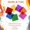 Coloured Cellophane Sheets,120 Pieces Coloured Plastic Sheets,Transparent Colour Cellophane Wrap,8